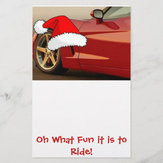 Corvette rouge Noël