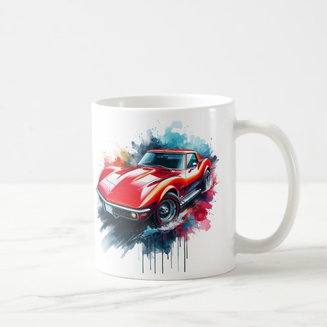 Corvette Stingray Coffee Mug (Droite)