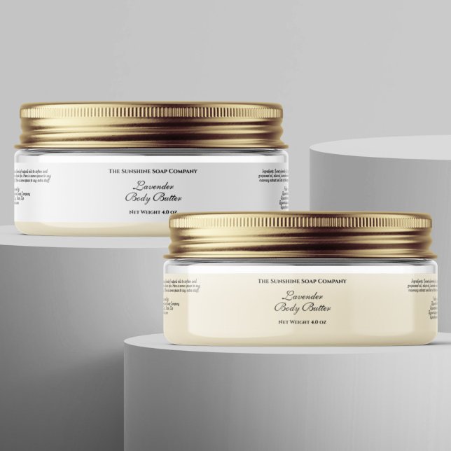 Cosmétique blanche imperméable de base Étiquette d (Créateur téléchargé)