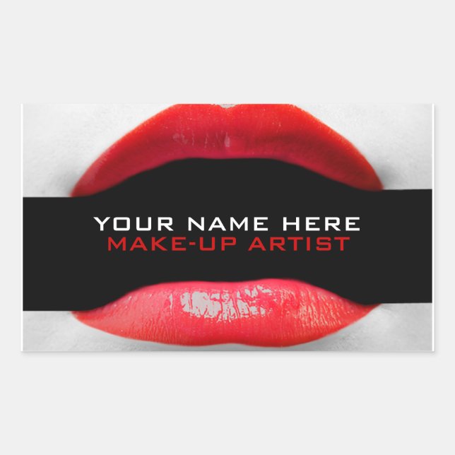 Cosmetologue Étiquettes maquillent les fournitures (Devant)