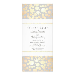 Cosmetology Spa and Salon Gold Circles Menu