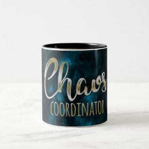 Cosmic Blue Chaos Coordonnateur Mug