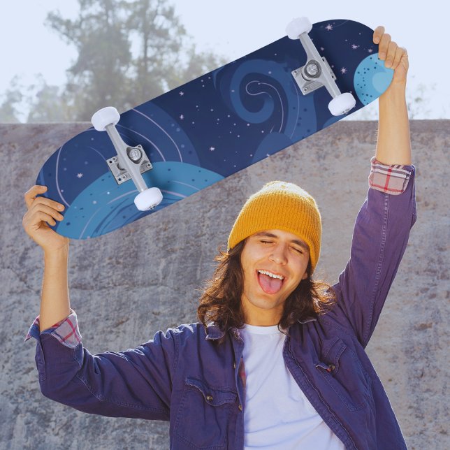 Cosmic Cruiser Galaxy Style Skateboard (Créateur téléchargé)