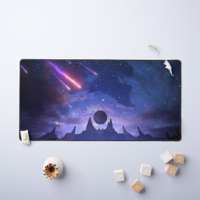 Cosmic Dragon Gaming Desk Mat | Deskm personnalisa (Tableau pour enfants)