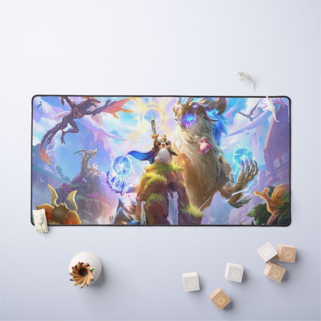 Cosmic Dragon Gaming Desk Mat | Personnalisable  (Tableau pour enfants)