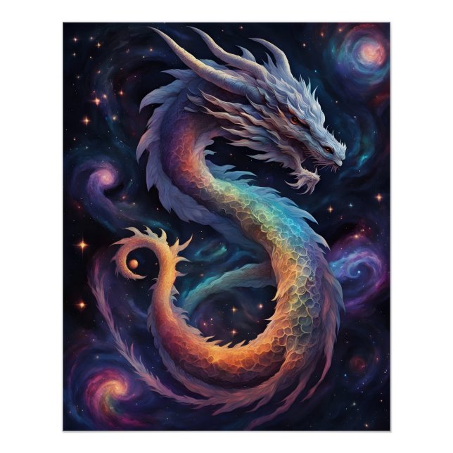 cosmic dragon poster (Devant)
