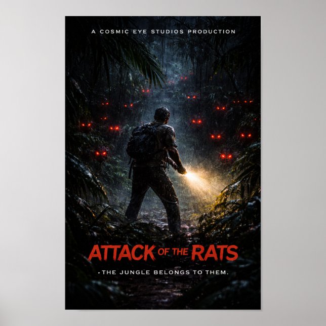 Cosmic Eye – Jungle Survival Horror Poster (Devant)