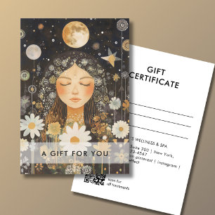 Cosmic Girl Boho Moon Code QR Certificat Cadeau
