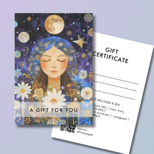 Cosmic Girl Boho Moon Code QR Certificat Cadeau