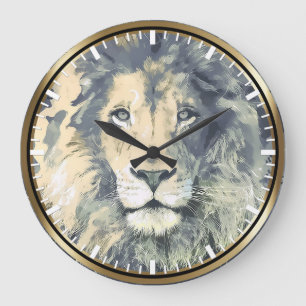 COSMIC LION KING   Horloge murale personnalisée