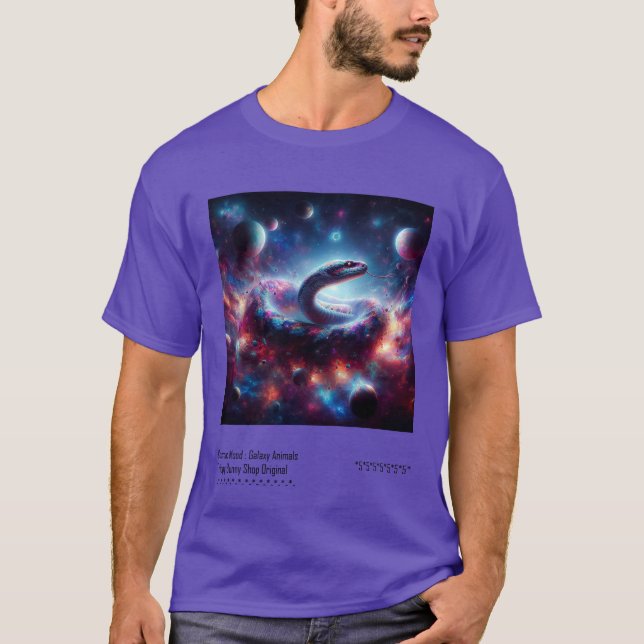 Cosmic Mood: Galaxy Animals Tshirt #4 (Devant)