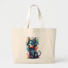 Cosmic Pup Astronaute - Sac fourre-tout