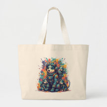 Cosmic Pups Astro Crew - Sac fourre-tout