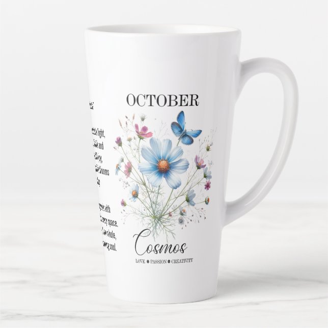 Cosmic Sip October Birth Flower Mug of Love (Droite)