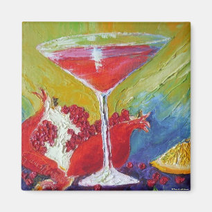 Cosmo et aimant rouge de grenade