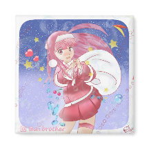 Cosmos Christmas Magnet