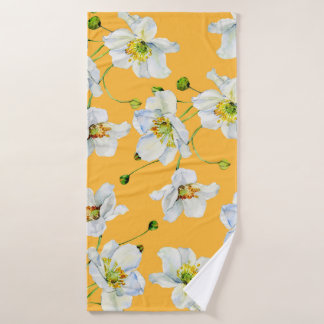 Cosmos fleurs aquarelle illustration motif