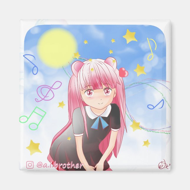 Cosmos Graduation Magnet (Devant)