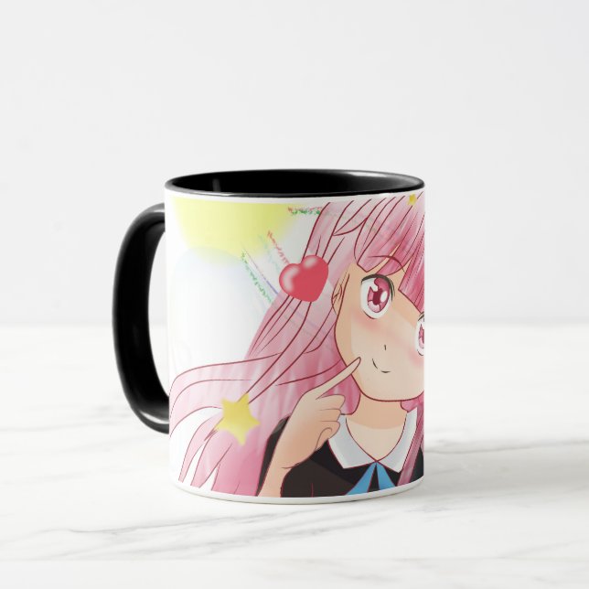 Cosmos Mug (intérieur noir) (Devant gauche)
