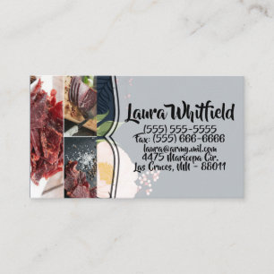 Cosmos rose bébé carte de visite sur Navy