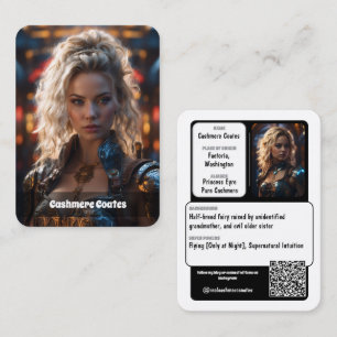Cosplay Minimaliste Cartes de Présentation Code