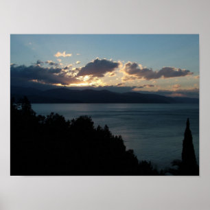 Costa del Cilento Sunrise poster personnalisé