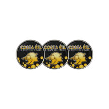 Costa Oil Drop Design Golf Ball Marker