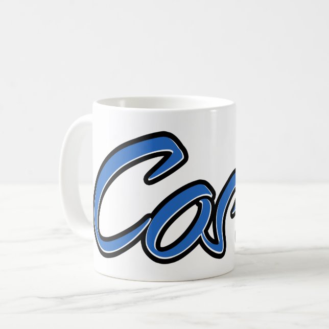 Costa Prénom Blue Tasse (Devant gauche)