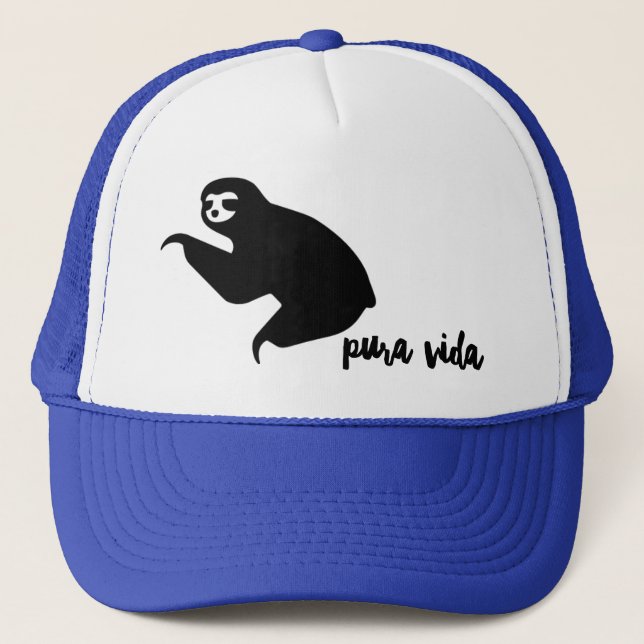 Costa Rica Casquette souvenir | Bleu (Devant)