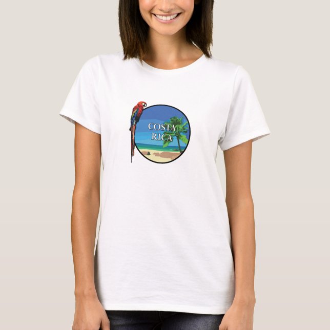 Costa Rica - Chemise T-Shirt de base pour femmes (Devant)