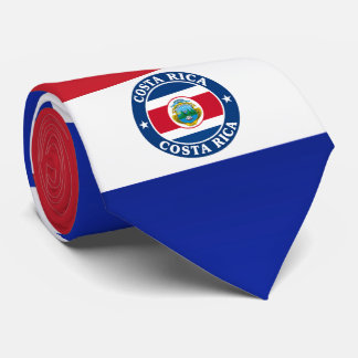 Costa Rica Drapeau Cravate, Élégante Cravate Costa