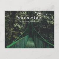 Costa Rica Hanging Bridges Canopy Carte postale