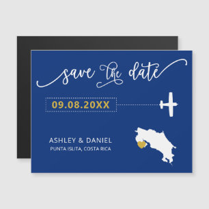 Costa Rica Mariage Enregistrer la carte de date, C