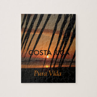 Costa Rica Palm Frances Sunset Puzzle