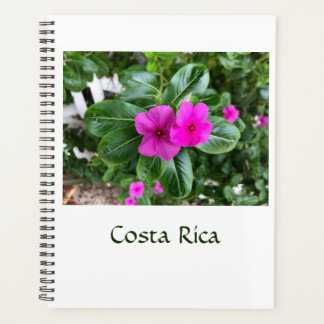 Costa Rica Planner de fleurs violettes