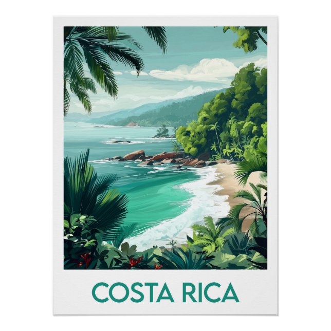 Costa Rica Poster (Devant)
