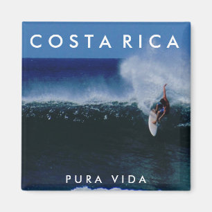 Costa Rica Pura Vida Surf Magnet de souvenirs