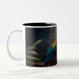 Costa Rica Scarlet Macaw Mug : Bliss de café tropi