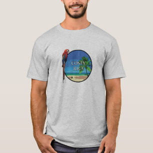 Costa Rica - T-shirt de base pour hommes