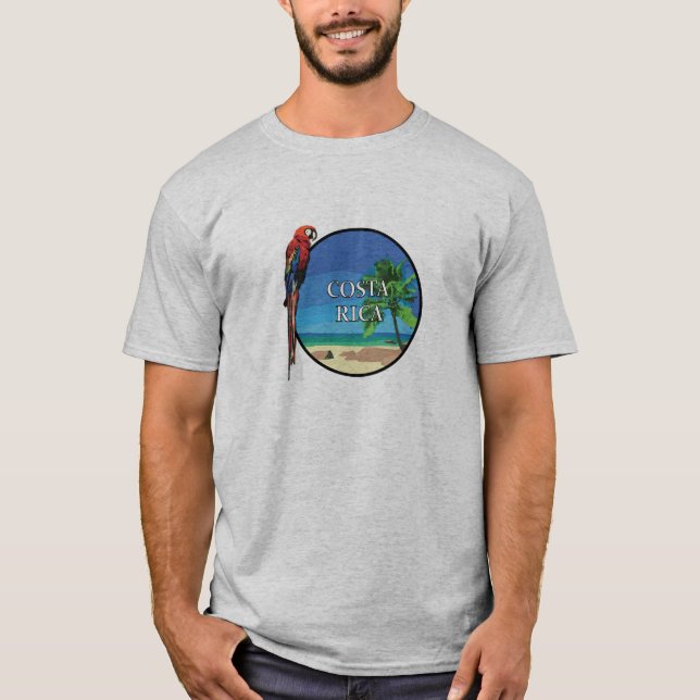Costa Rica - T-shirt de base pour hommes (Devant)