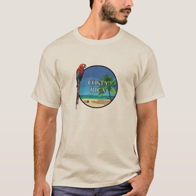 Costa Rica - T-shirt de base pour hommes (Devant)