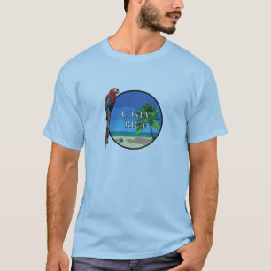 Costa Rica - T-shirt de base pour hommes