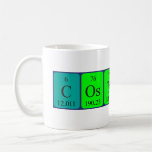 Costantino nom de table périodique mug