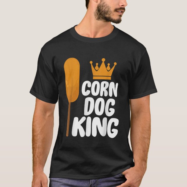 Costume Corndog Corn Chien King Cadeau TShirt (Devant)