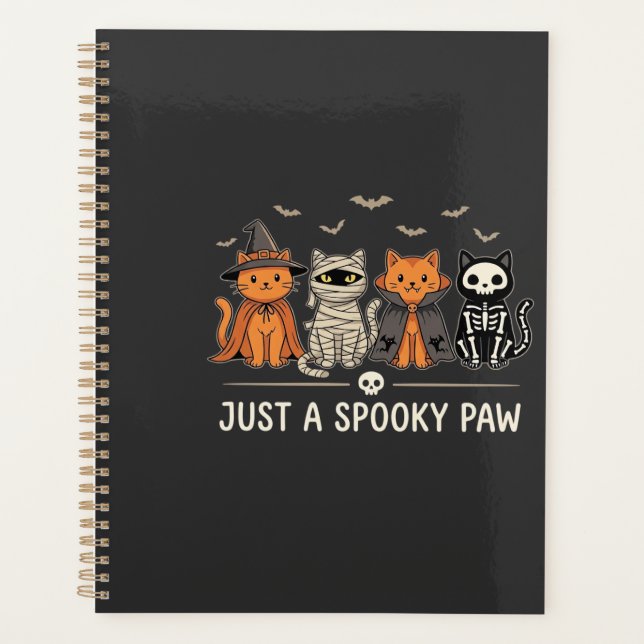 Costume de chat Halloween Spooky Paw Vector Design (Devant)