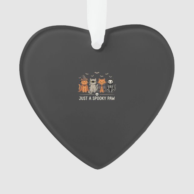 Costume de chat Halloween Spooky Paw Vector Design (devant)