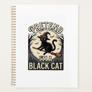 Costume de chat noir vintage Halloween sorcière ch
