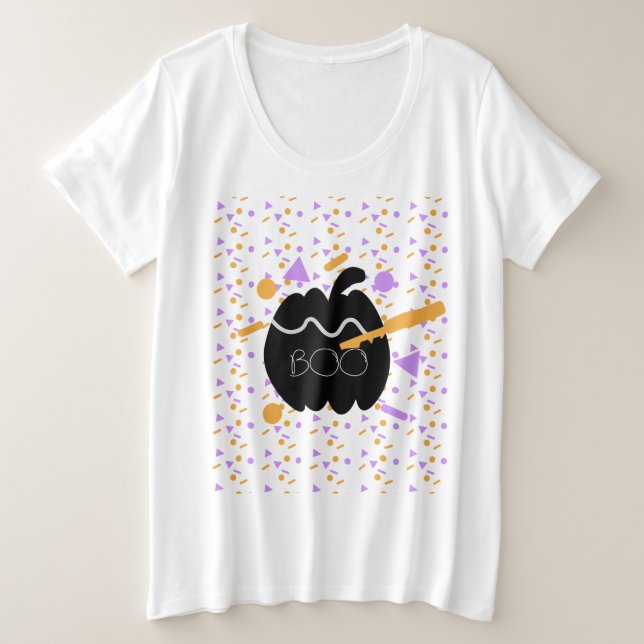 Costume de fête de décoration de citrouille géomét (Design devant)