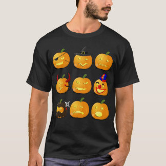 Costume de Halloween de T-shirt d'Emoji de