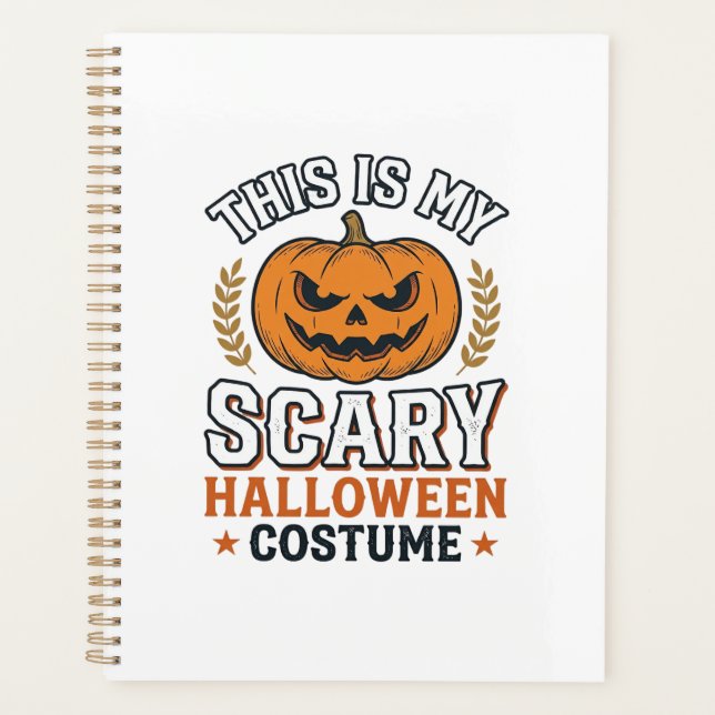 Costume de Halloween effrayant Citrouille Dessin v (Devant)